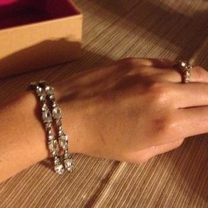 Ben Amun Antiqued Swarovski Crystal Bracelet